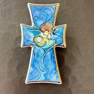 Pat Buckley Unity Cross Pendant Brooch  Art Piece
